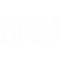 Logotipo do Grupo DPSP, líder em farmácias no Brasil.